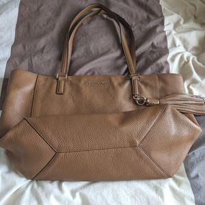 Michael Kors leather tote - brown/tan color